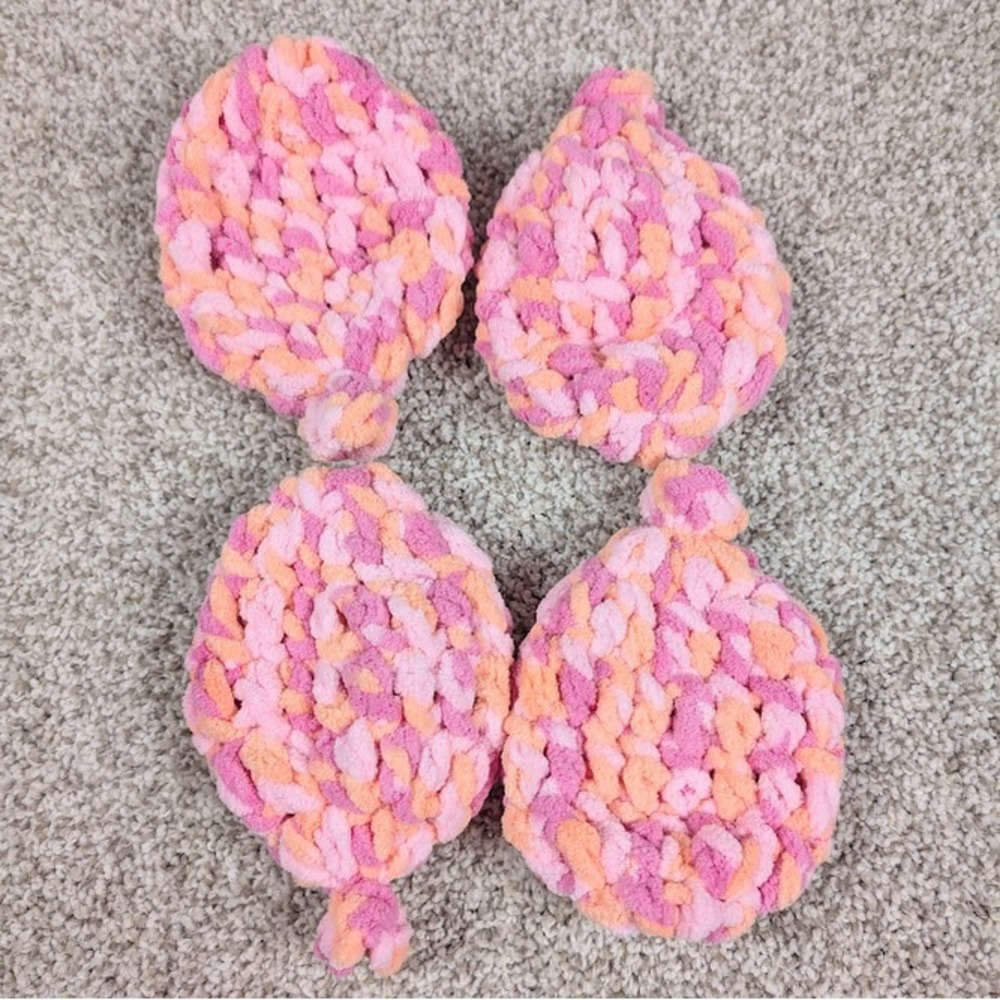 Reusable Water Balloons -‎ Peachy Tie Dye - 4 Pack - latex free machine washable